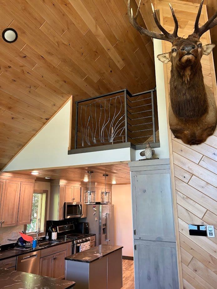 Gallery photos for Modern Railing and Staircase Renovation in Cabin: Image #3