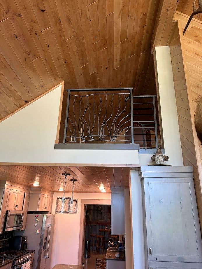 Gallery photos for Modern Railing and Staircase Renovation in Cabin: Image #7