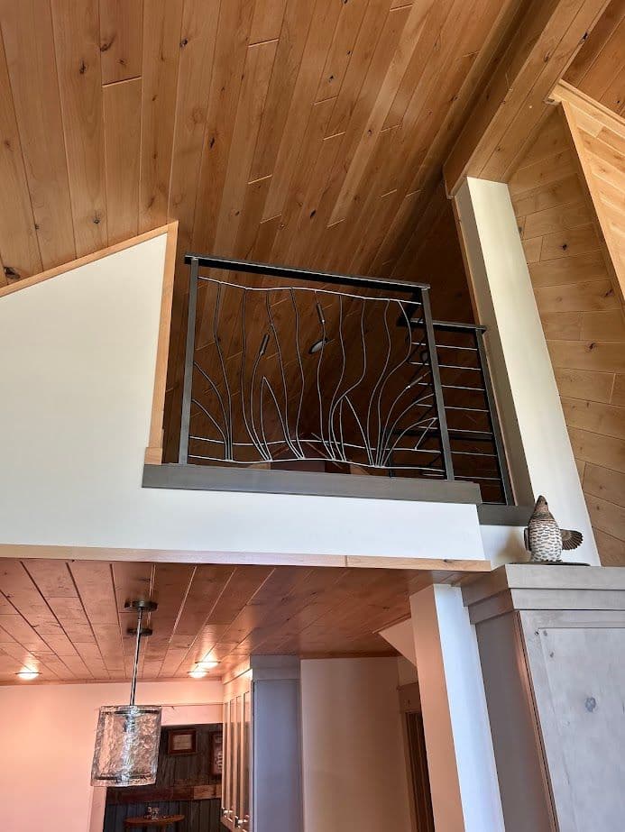 Gallery photos for Modern Railing and Staircase Renovation in Cabin: Image #9