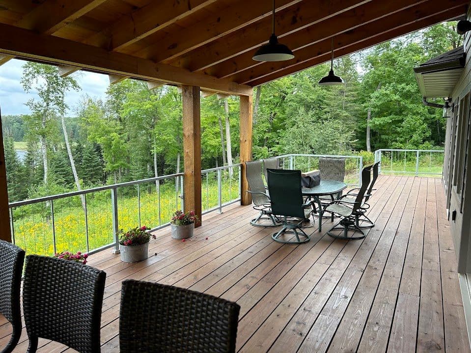 Gallery photos for Stunning Covered Deck Transformation in Grand Rapids: Image #1