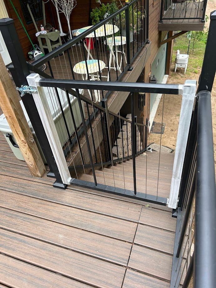 Gallery photos for Sturdy Deck Gate Installation in Pequot Lakes: Image #1