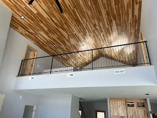 Gallery photos for Custom Metal Staircase Railings Installed in Frazee MN: Image #1