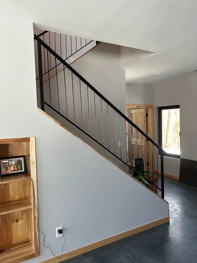 Gallery photos for Custom Metal Staircase Railings Installed in Frazee MN: Image #3