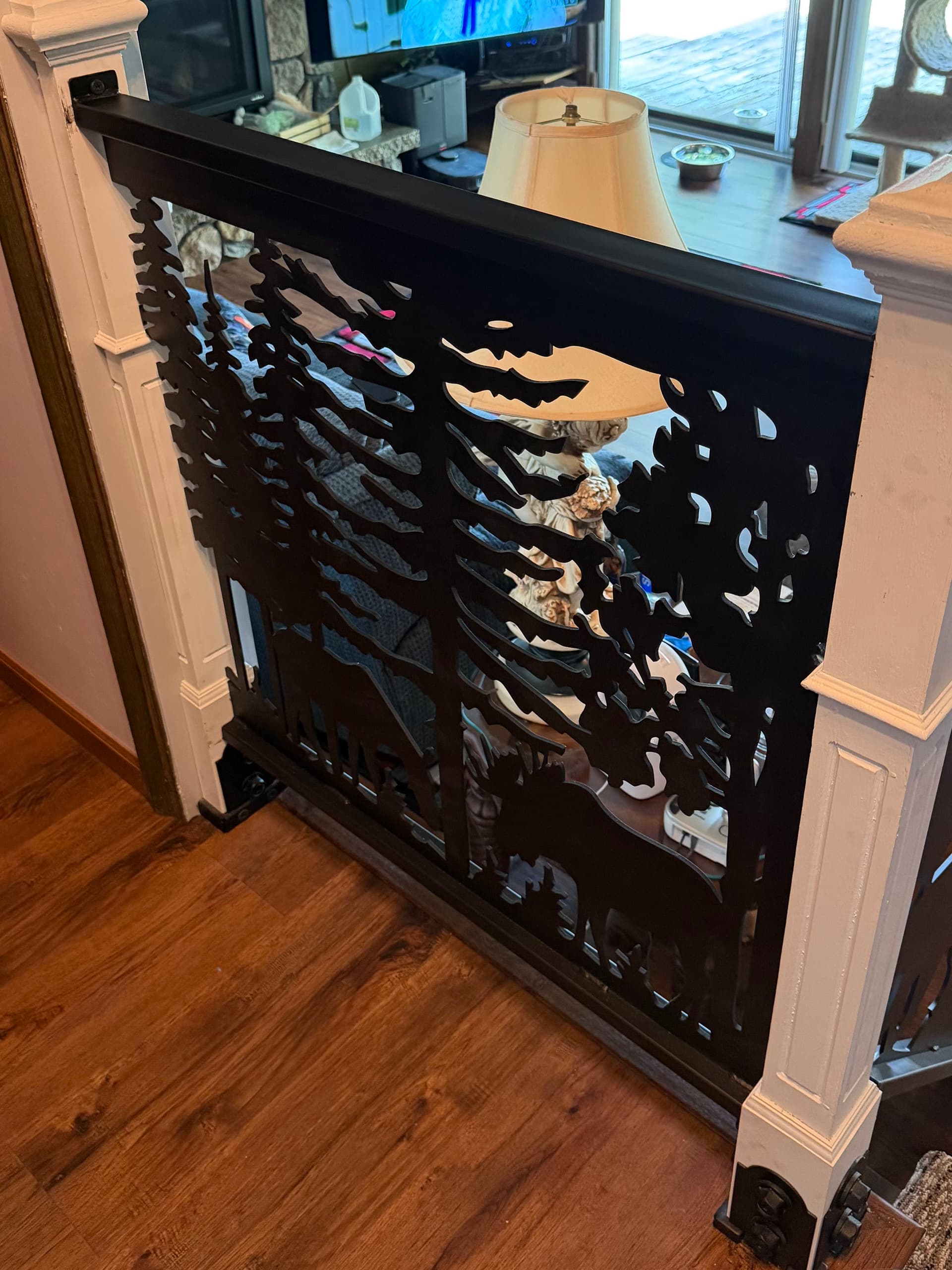 Gallery photos for Custom Laser-Cut Railing Panels Built for a Blackduck Home: Image #5