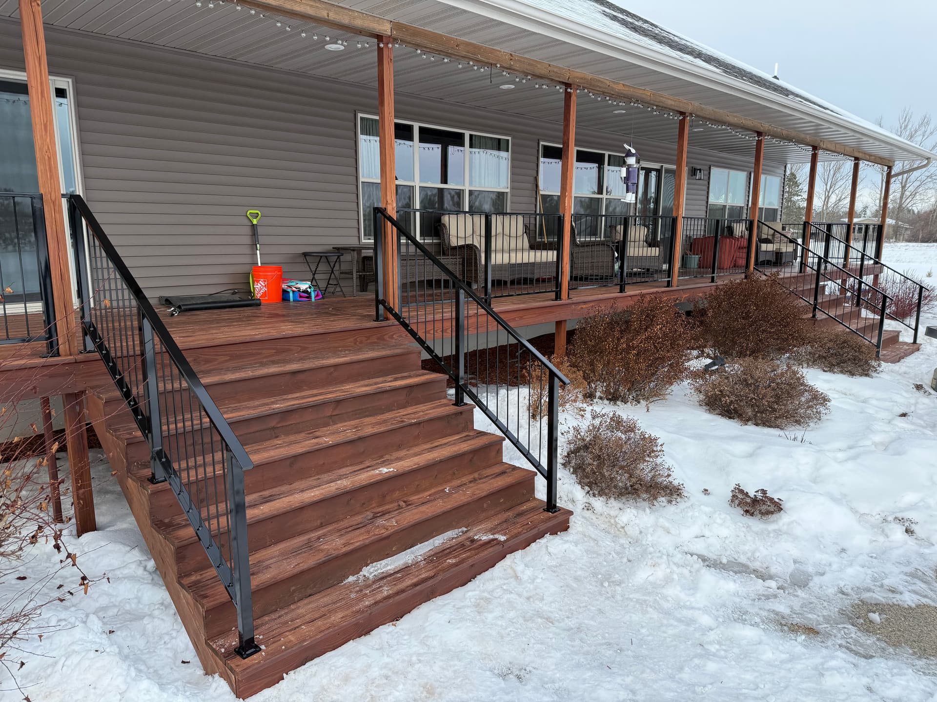 Gallery photos for Custom Black Railings in Bemidji MN: Image #1