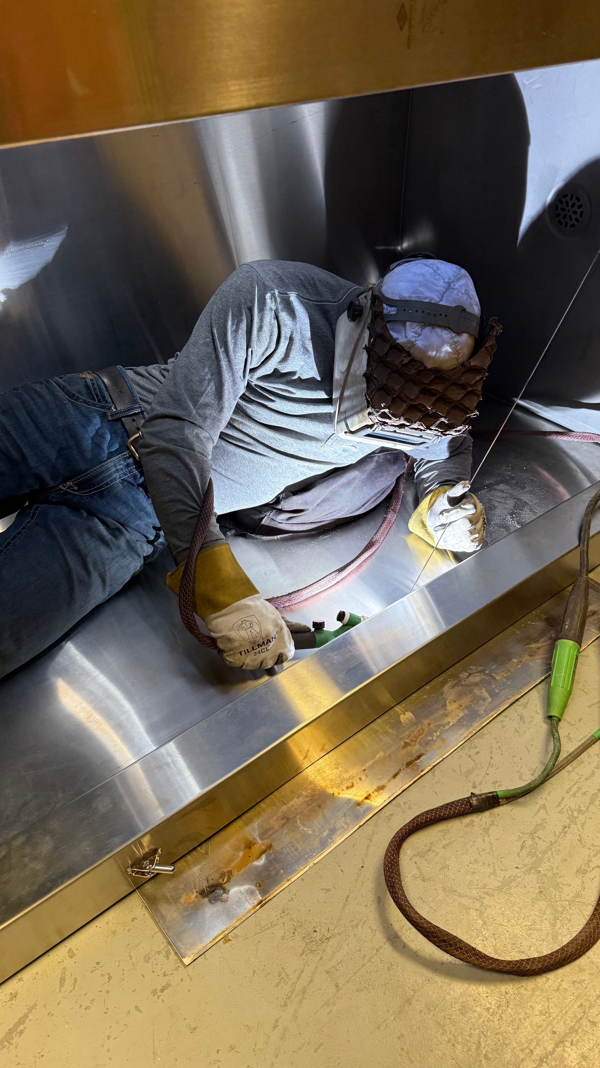 Stainless Steel Shower Installation in Baudette