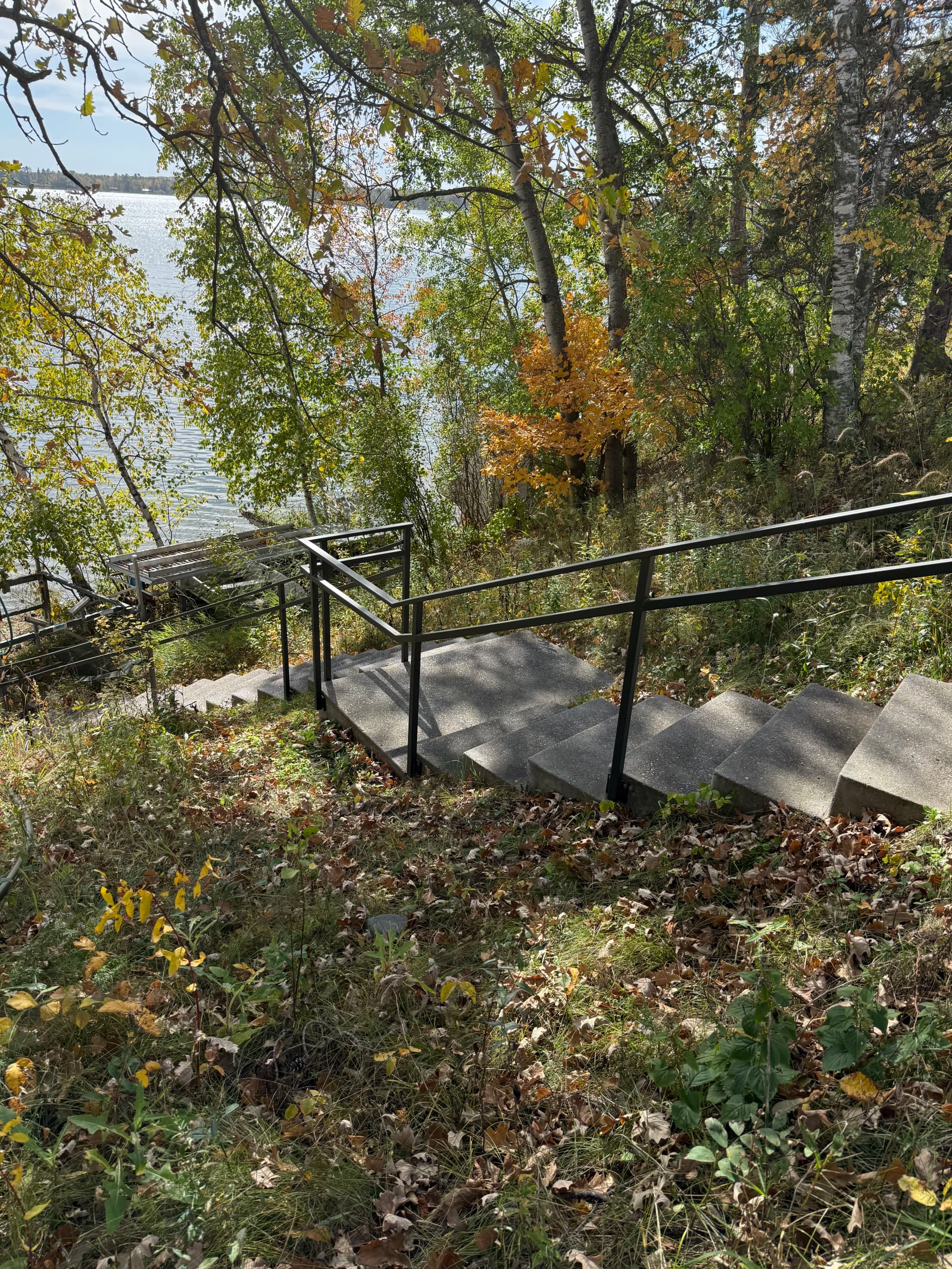 Gallery photos for Custom Metal Railings for a Lakefront Staircase: Image #3