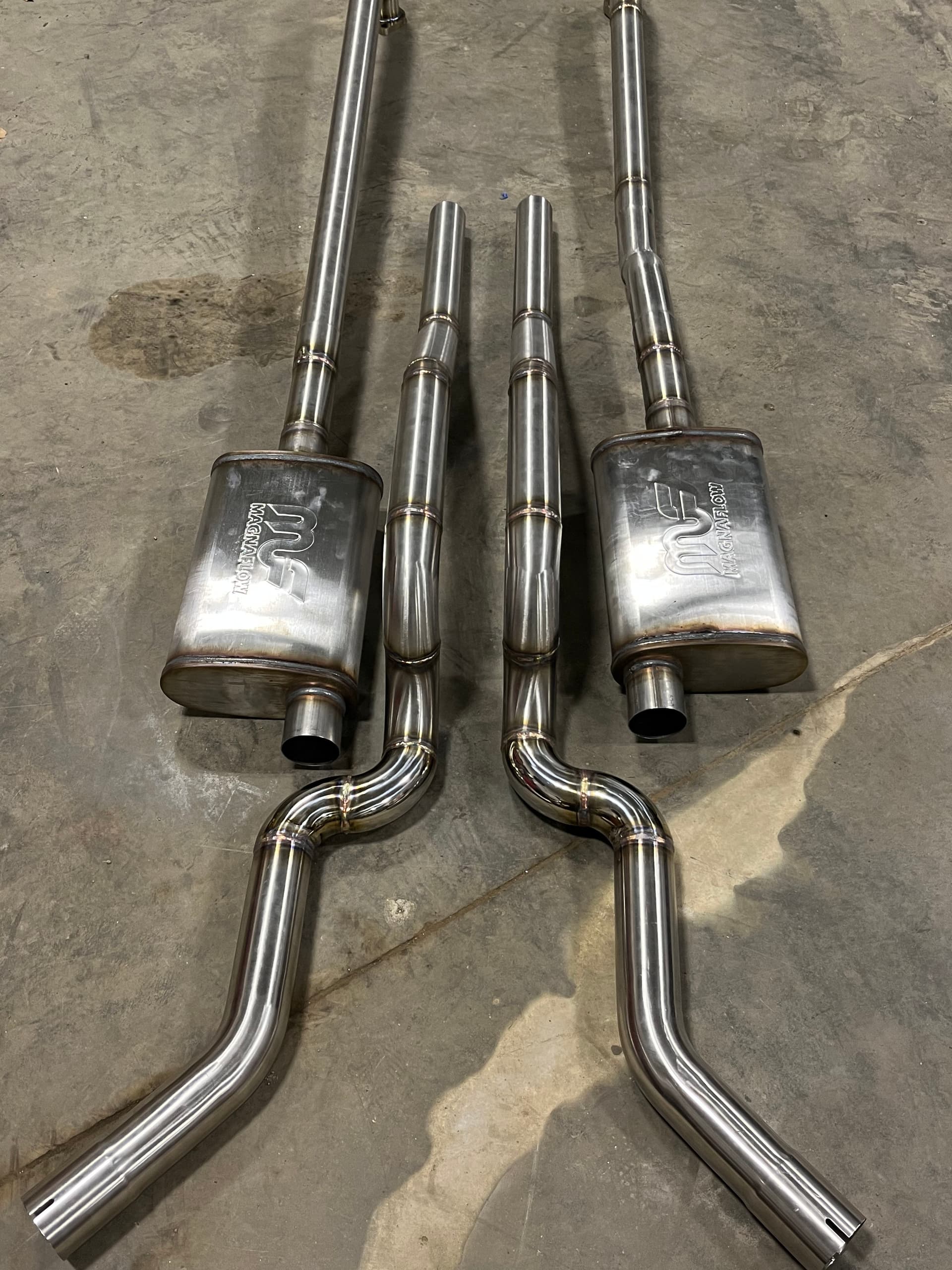 Custom Stainless Exhaust Build for a Show Truck in Bemidji image
