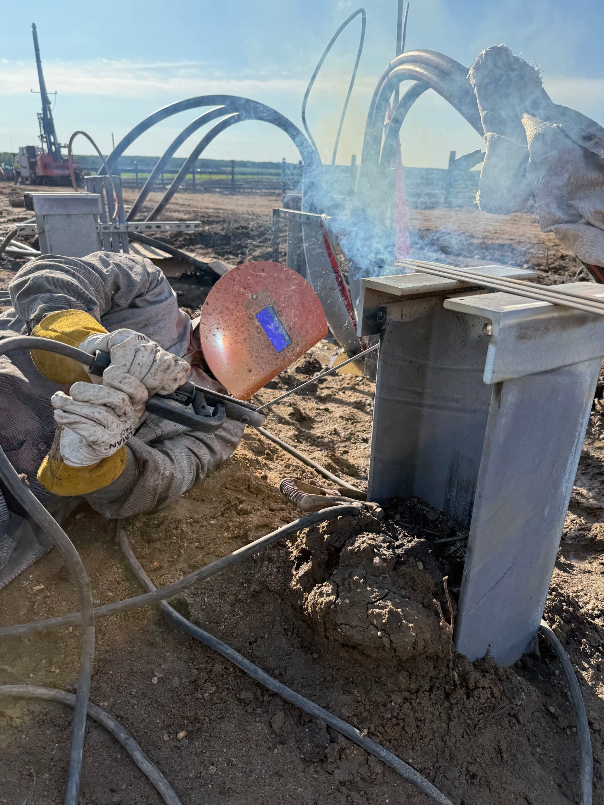 Gallery photos for Solar Field Structural Welding Underway in Solway: Image #2