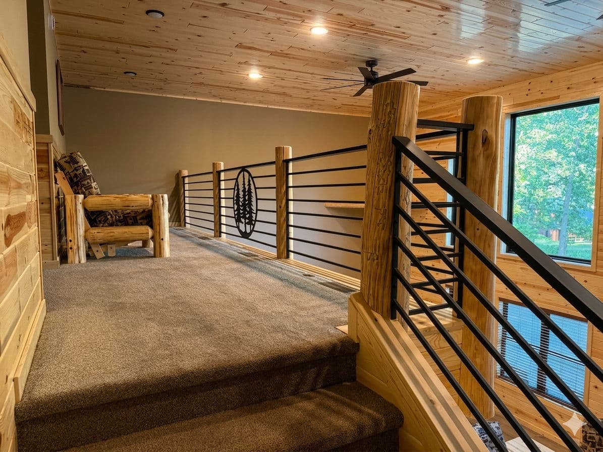 Gallery photos for Custom Metal Fabrication at Finn n Feather Resort on Lake Andrusia: Image #1