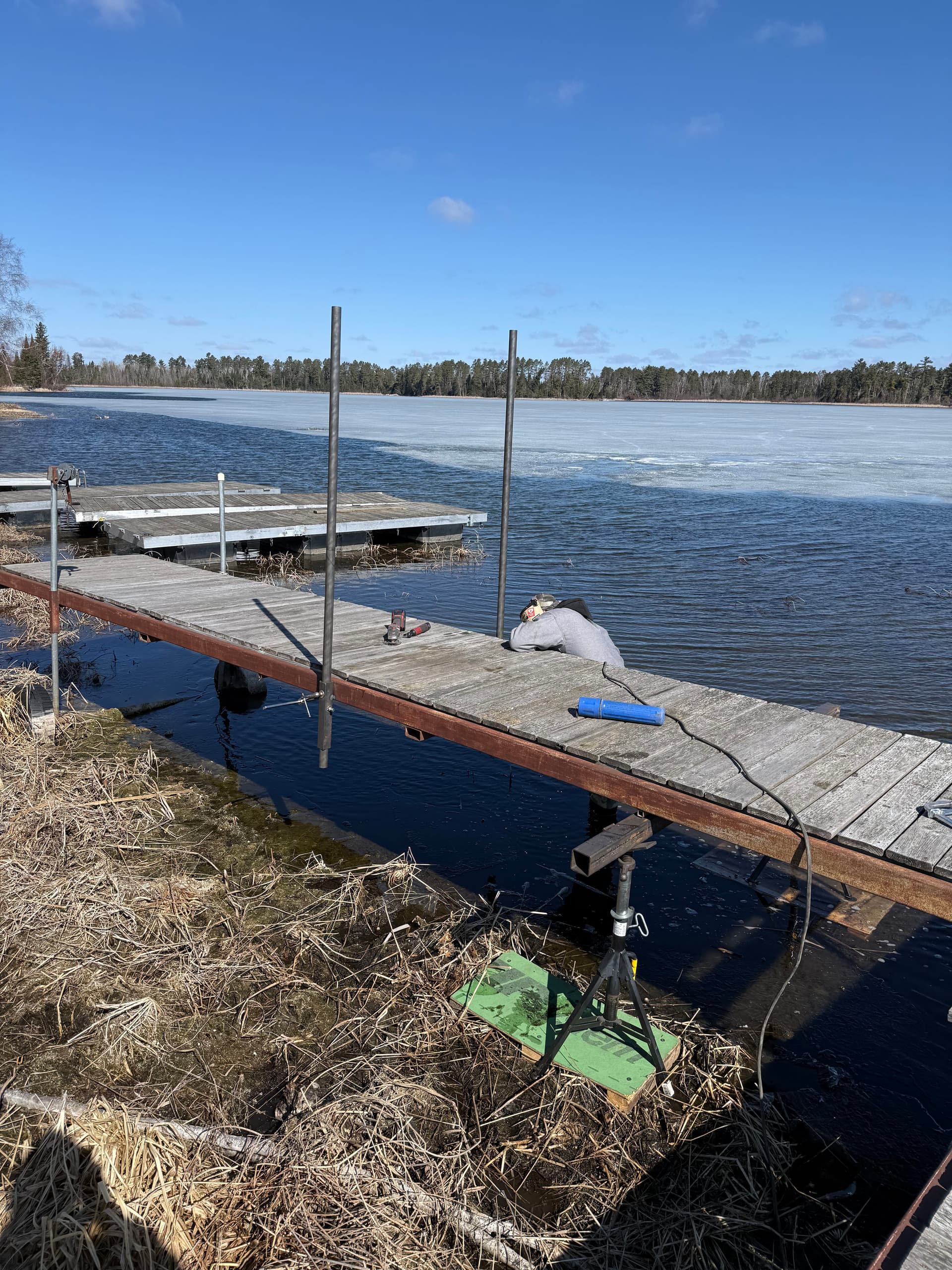 Gallery photos for Dock Welding at Stump Lake in Bemidji MN: Image #2