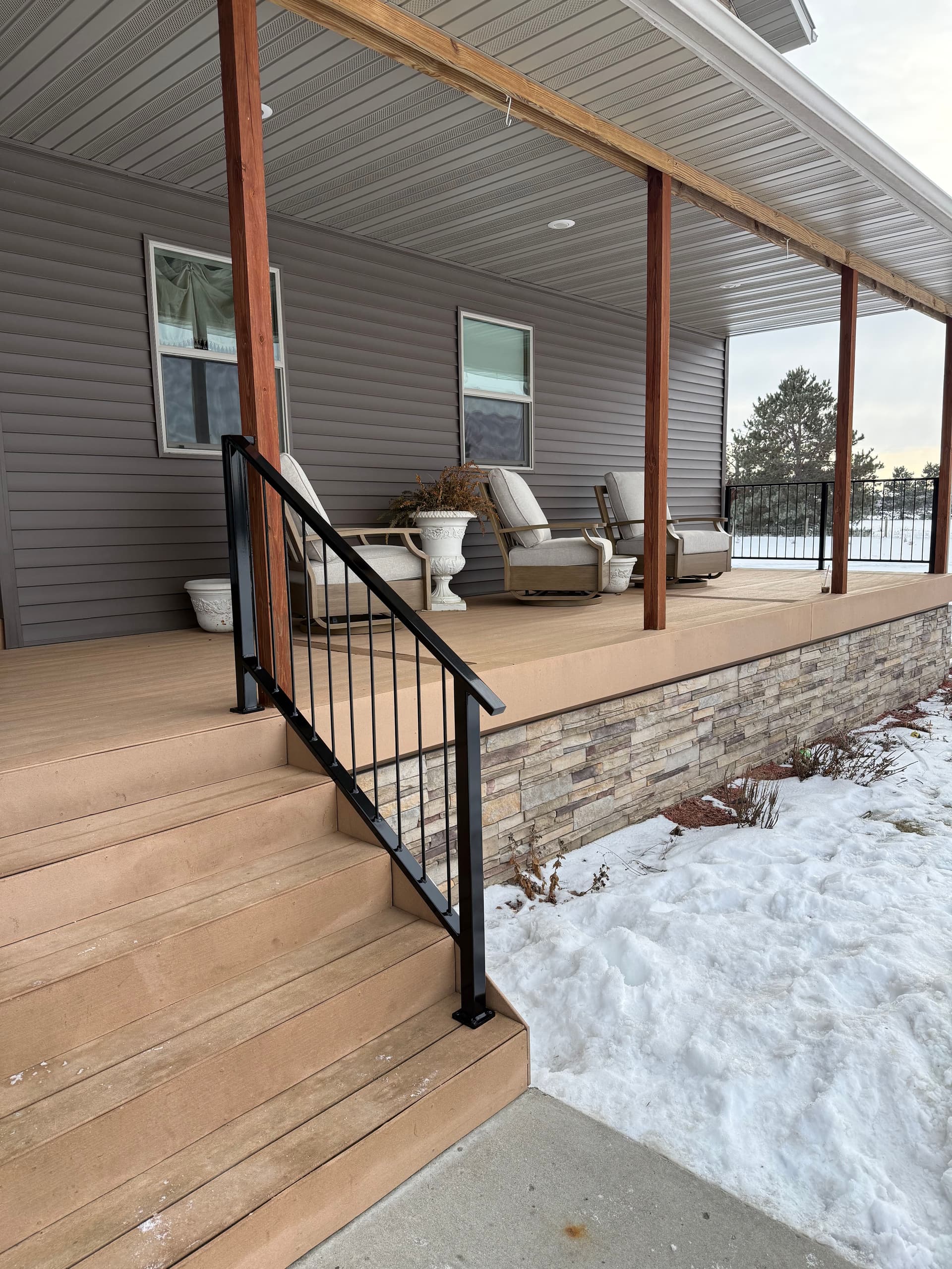 Gallery photos for Custom Black Railings in Bemidji MN: Image #4