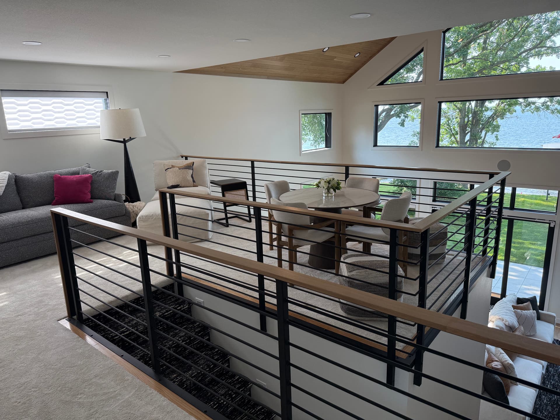 Gallery photos for Custom Steel and Wood Railings Built for a Bemidji Home: Image #2