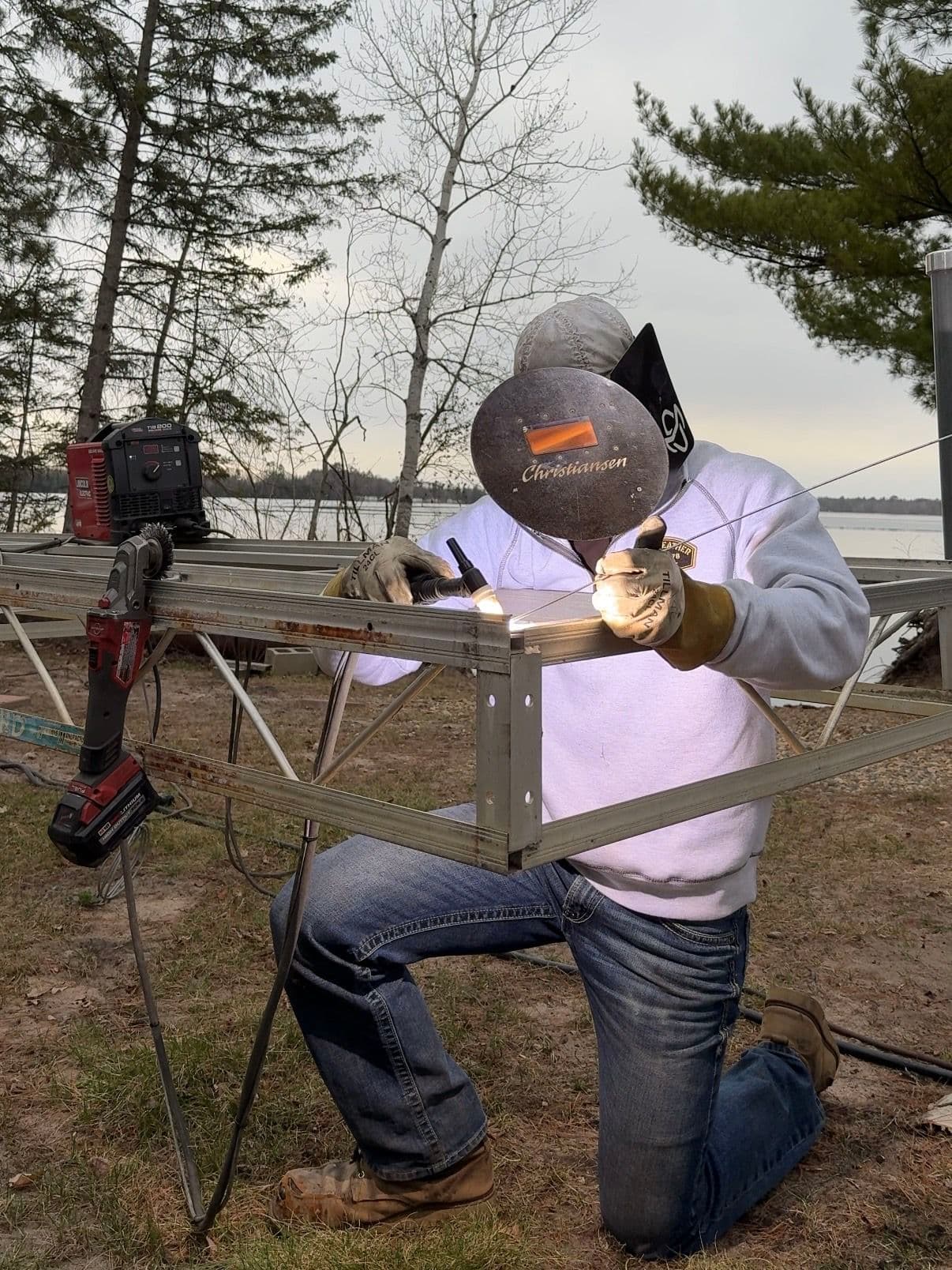 Mobile Aluminum Dock and Boat Lift Repair Across Northern Minnesota image