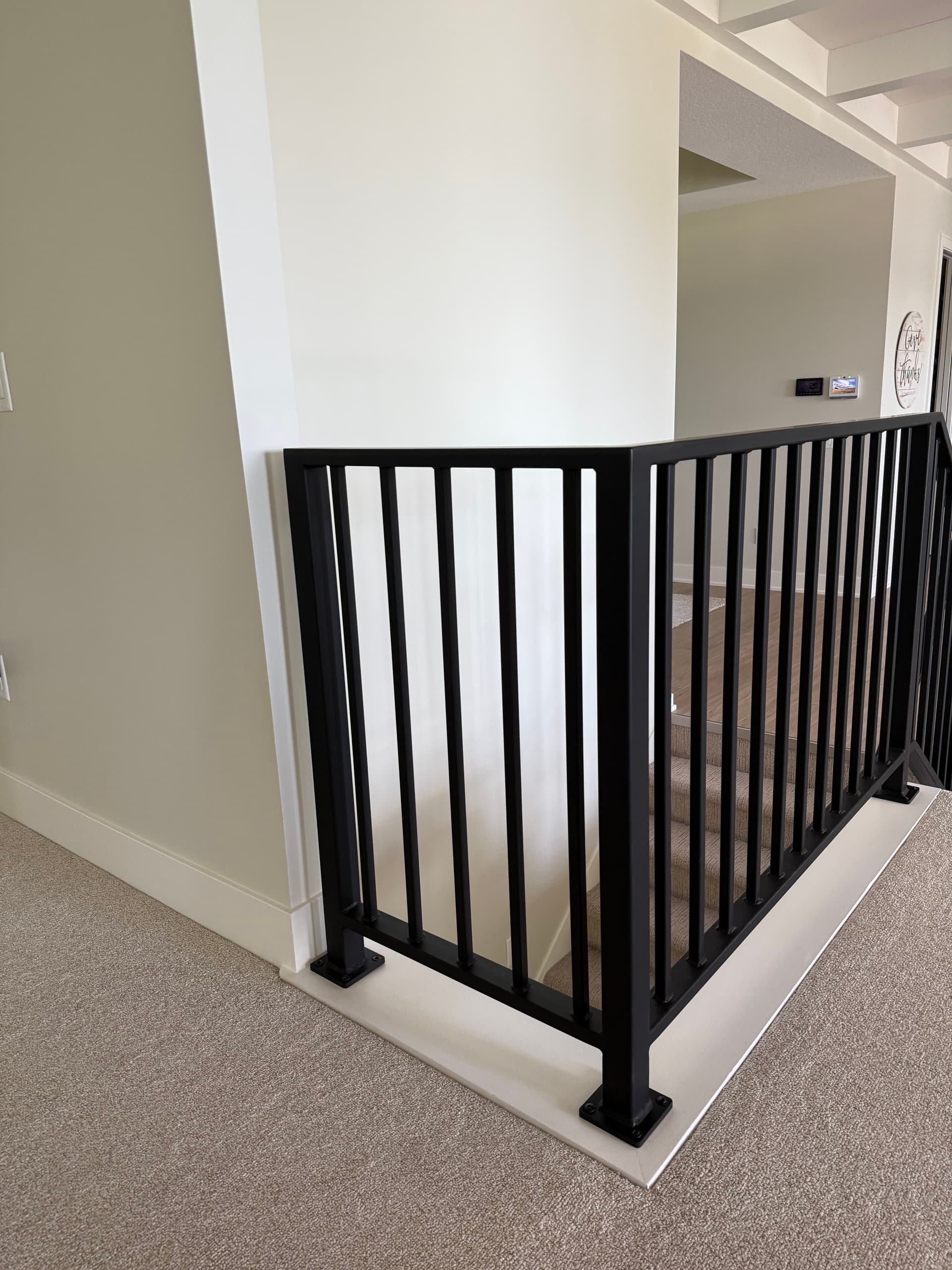 Gallery photos for Custom Interior Metal Railing Built for a Bemidji Home: Image #5