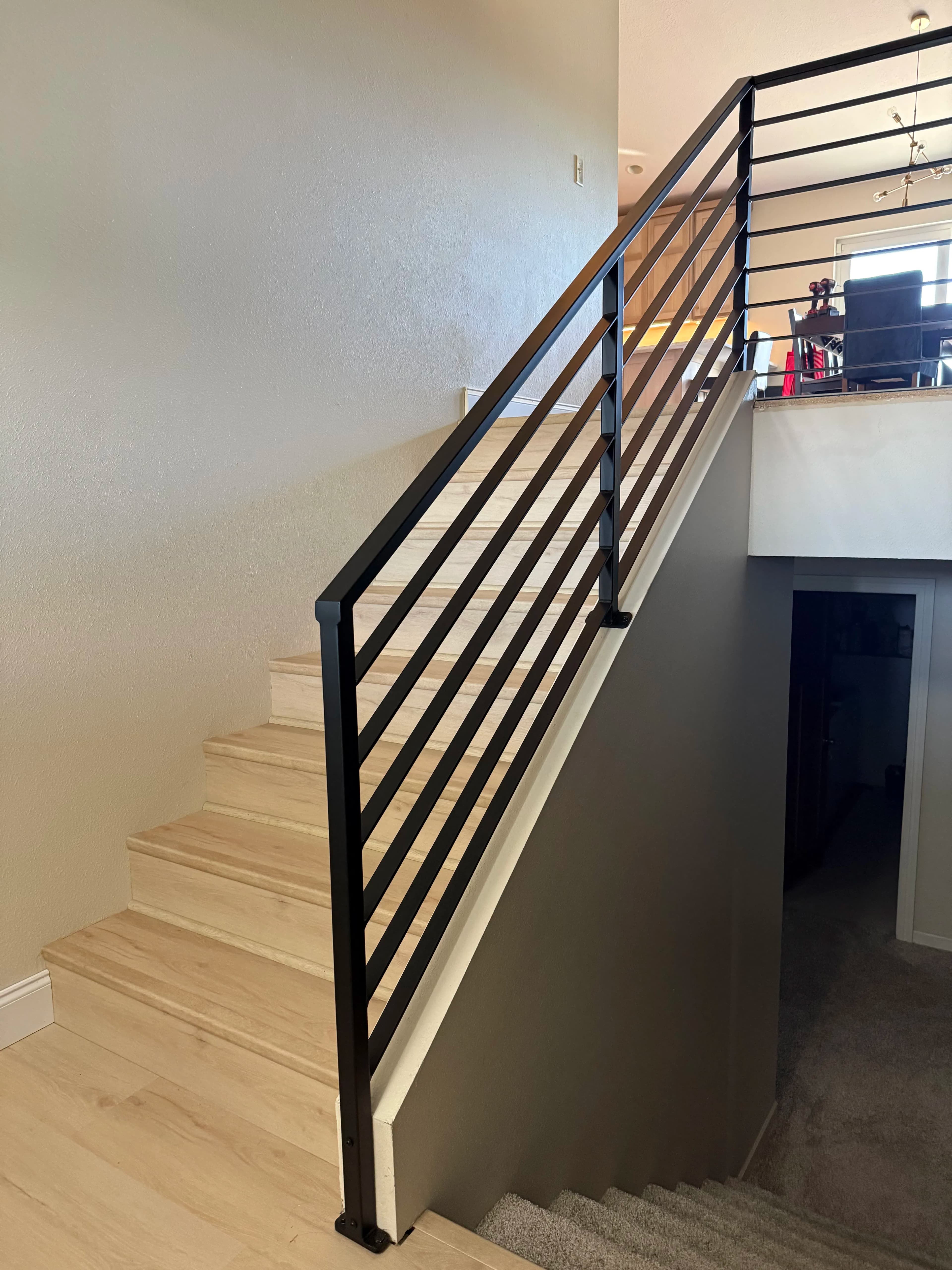Project Custom Fabricated Metal Stair Railing for a Residential Home image