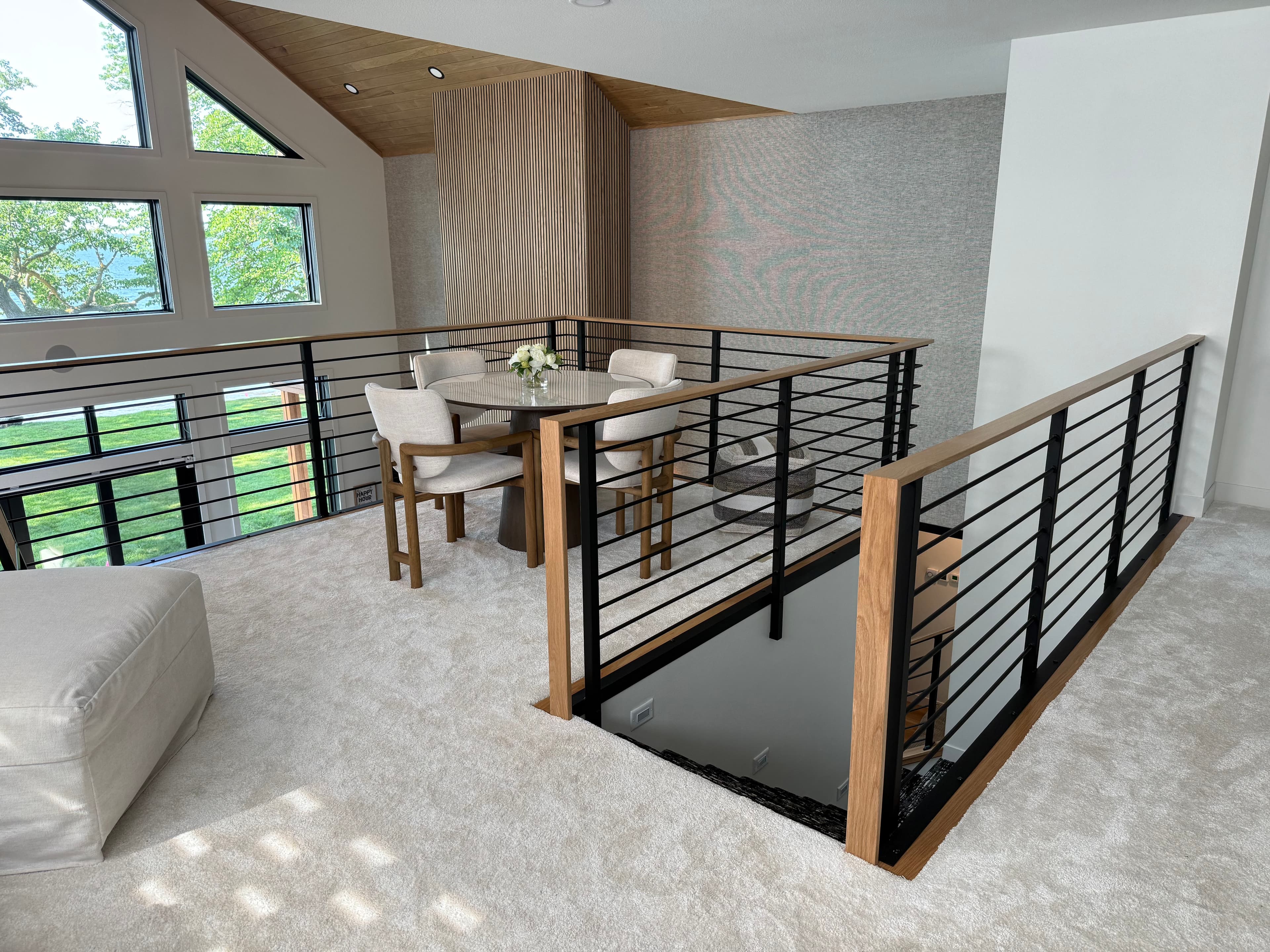 Project Custom Steel and Wood Railings Built for a Bemidji Home image