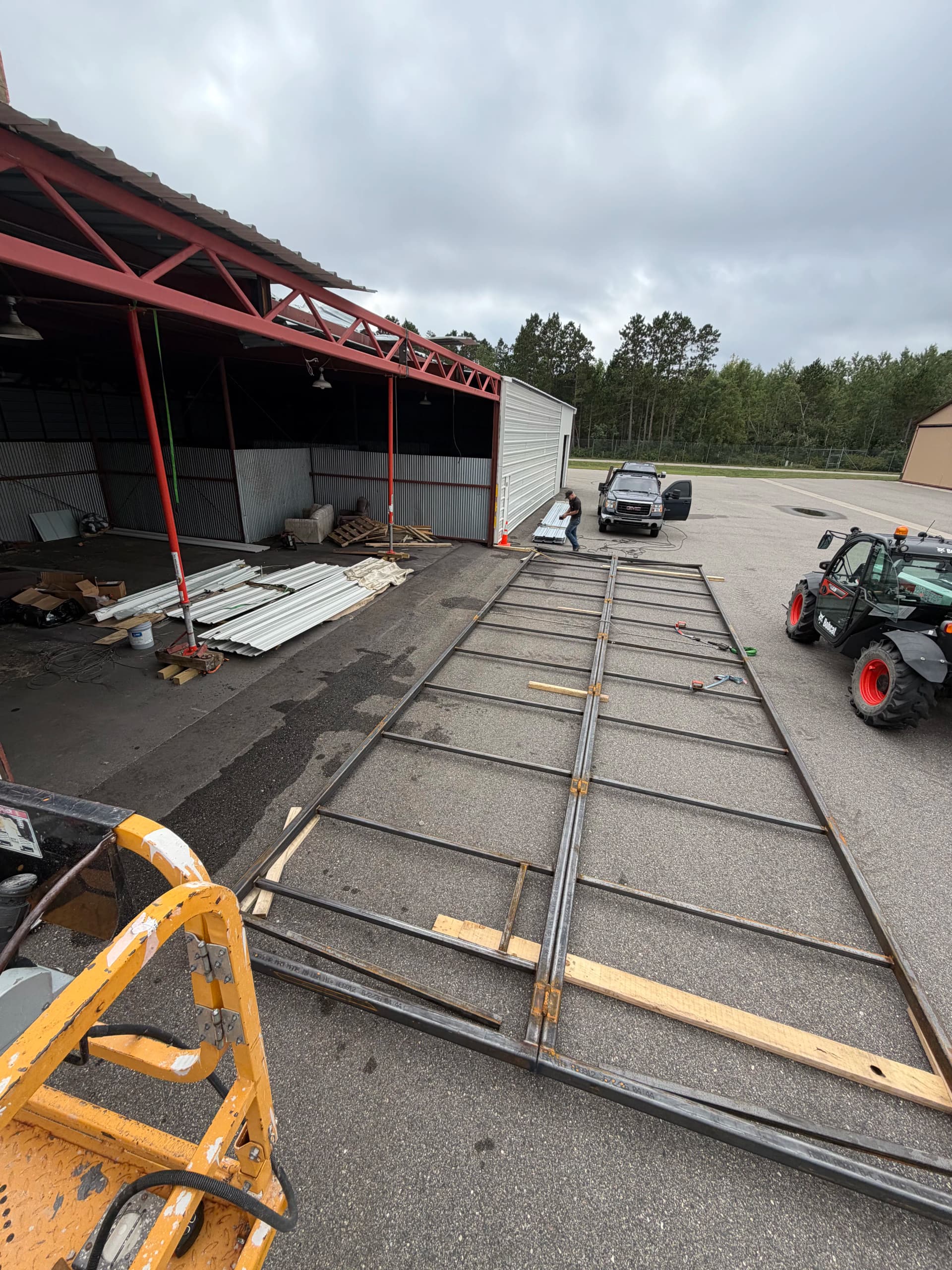 Gallery photos for Airport Hangar Door and Structural Steel Work in Bemidji and Redby: Image #1