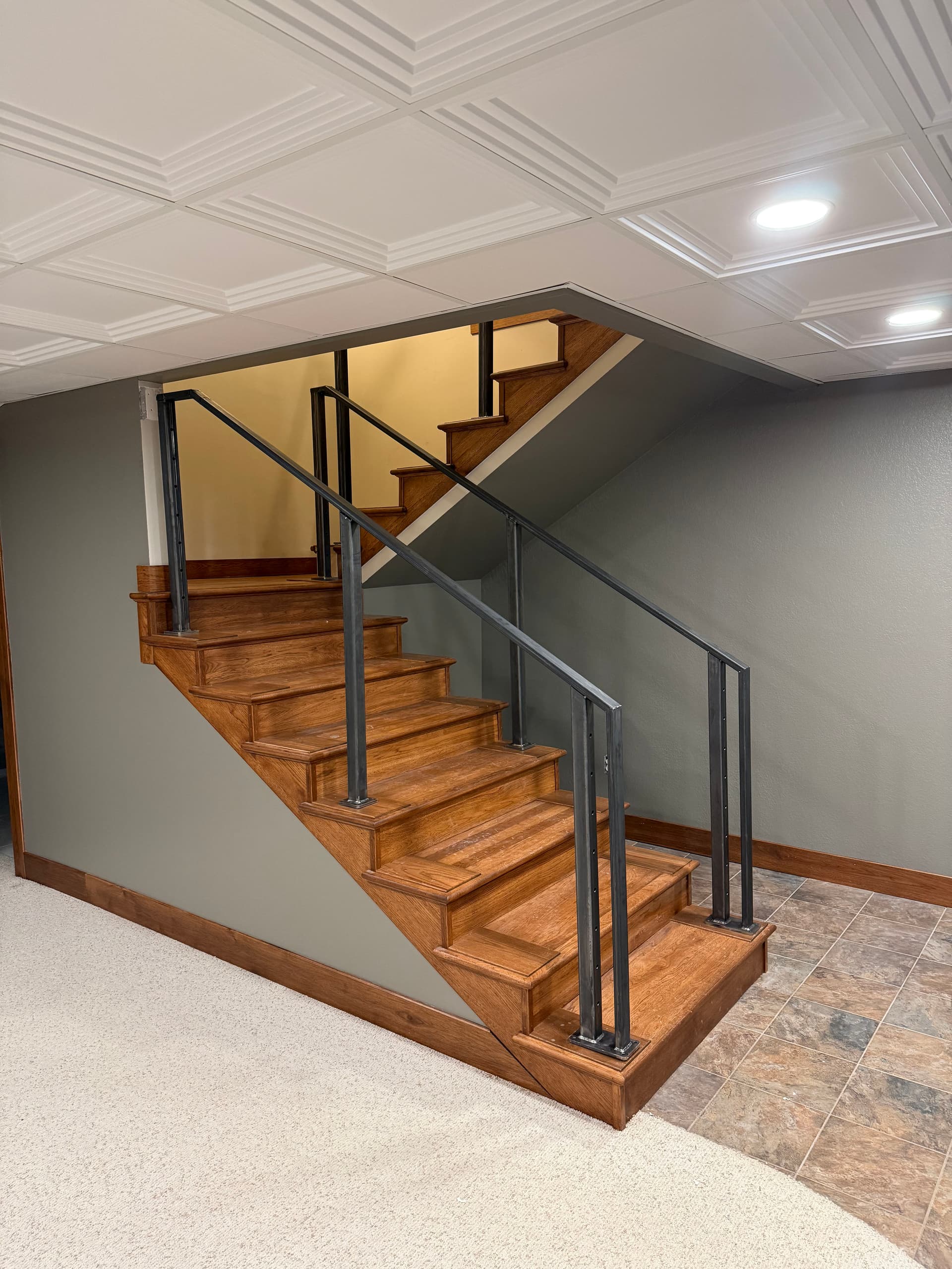 Steel Railing Installation at Midge Lake image