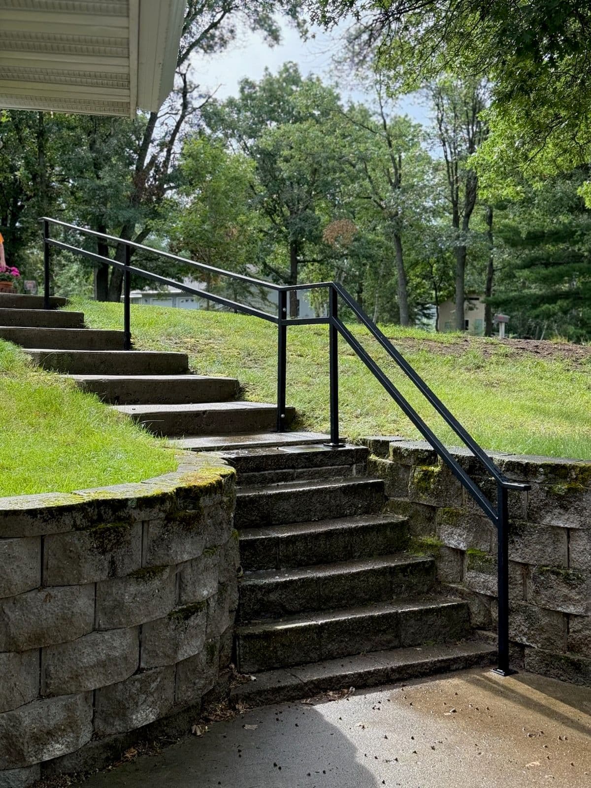 Custom Handrails Enhance Steps in Bemidji image