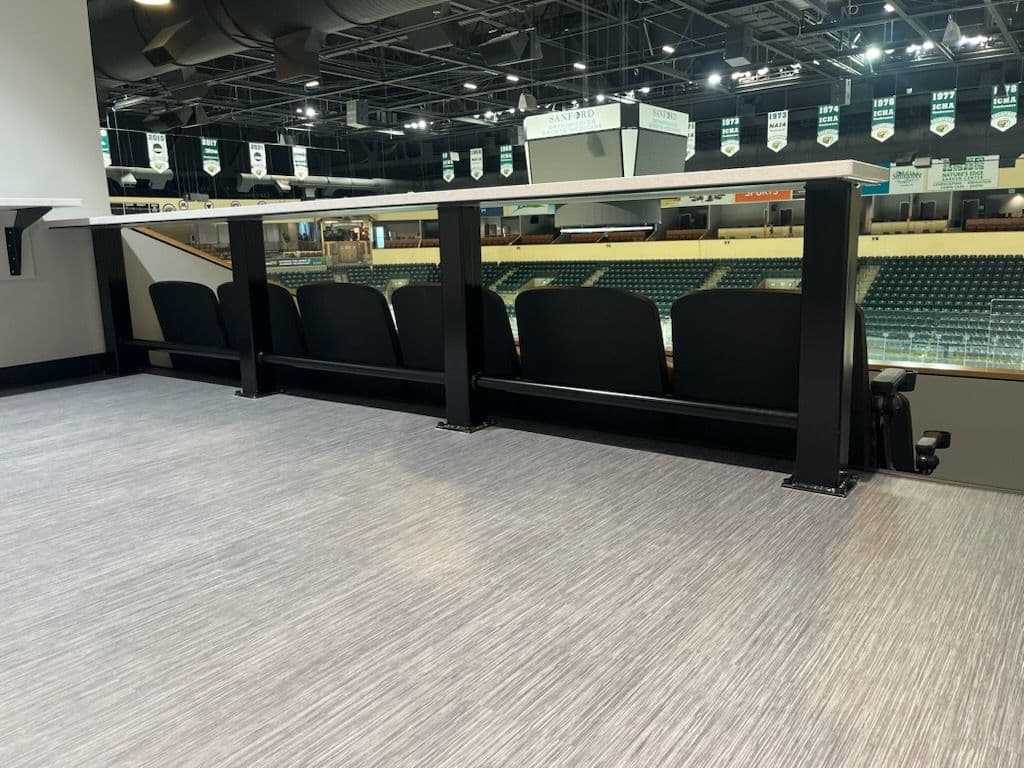 New Drink Rails at Sanford Center Ice Rink image