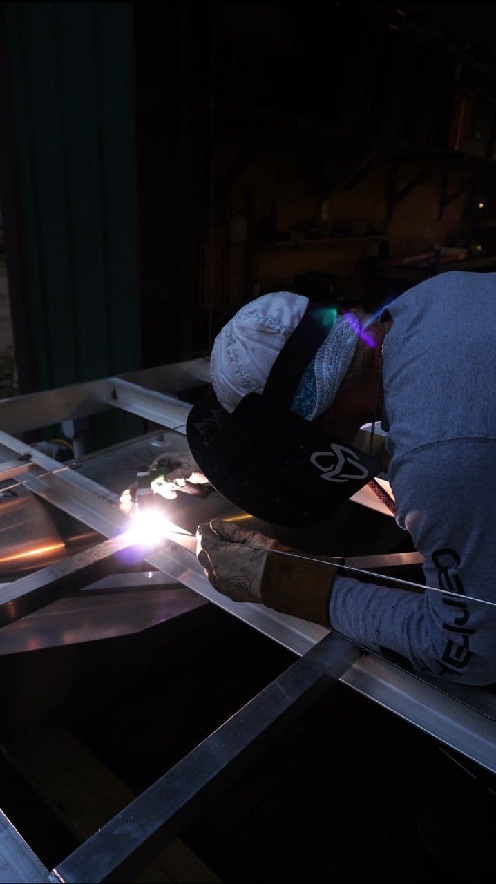 Precision TIG Welding at Dock in Bemidji MN image