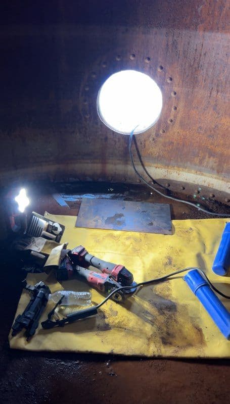Gallery photos for Welding Experts Eliminate Water Tank Leaks: Image #2