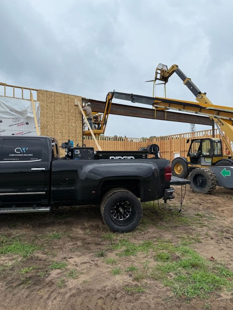 Seamless Steel Beam Installation by Christiansen Welding image
