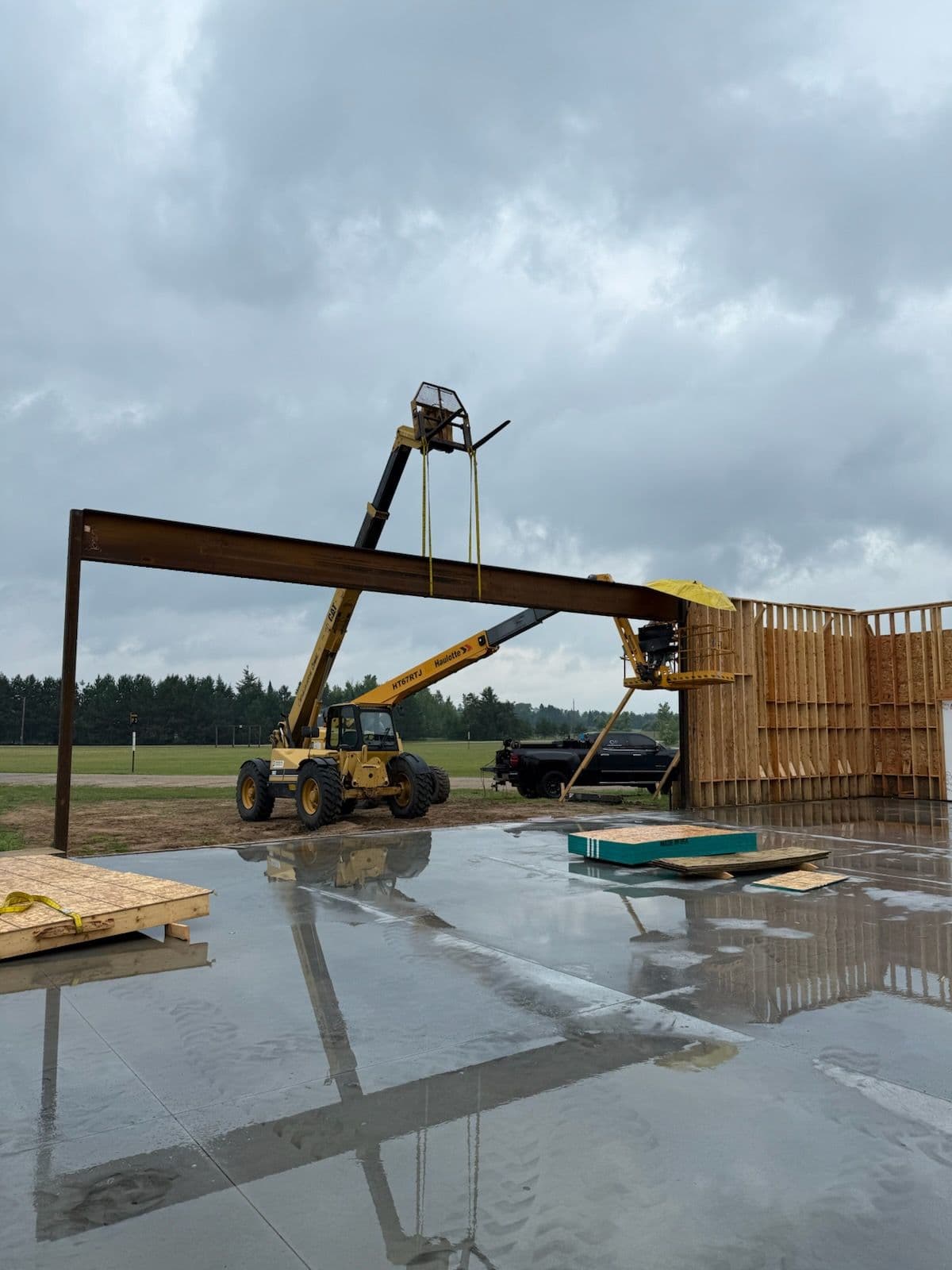 Gallery photos for Seamless Steel Beam Installation by Christiansen Welding: Image #1