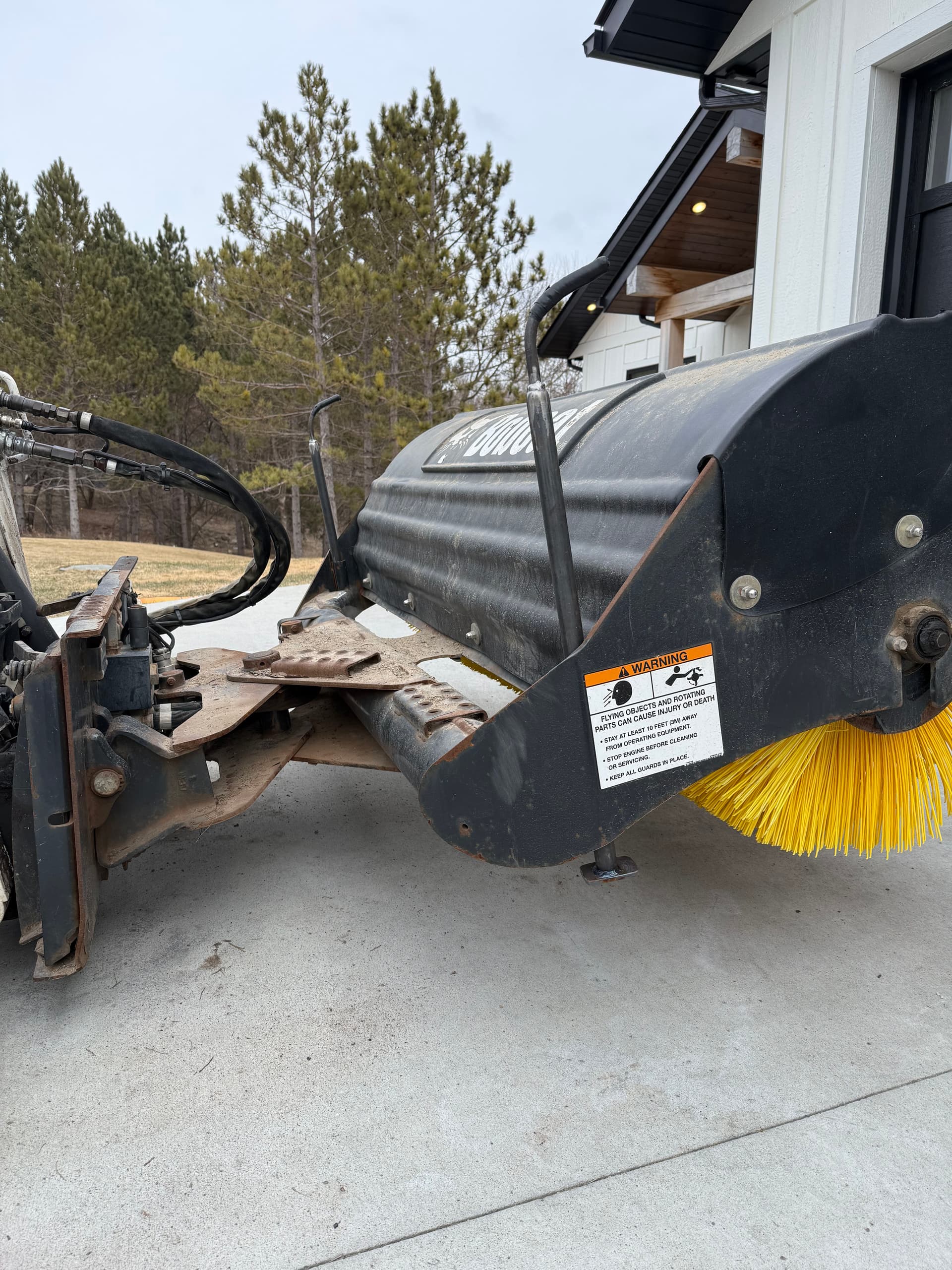 Gallery photos for Skid Steer Sweeper Attachment Repair in Bemidji MN: Image #1