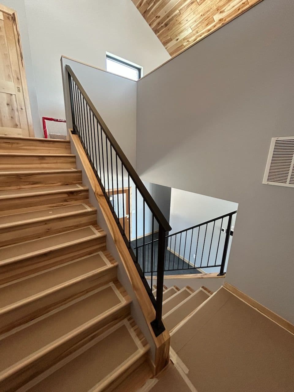 Sleek Interior Railings on Big Turtle Lake image